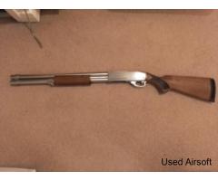 S&T ST870 STD Spring Shotgun (Full Metal – Silver – Limited Edition – ST-SPG-06-S)