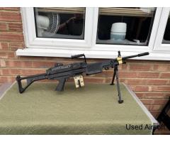 A&K METAL VERSION M249 SKELETON STOCK