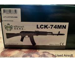 New LCT Stamped Steel LCK74MN Airsoft AEG Rifle w/ Polymer Folding Stock 400fps - Image 4