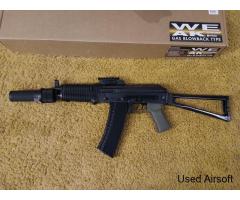 WE aks74un gbb with 3 magazines psb1 short and 5ku red dot ris rail mount. - Image 3