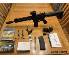 G&G Armament SGR556 - SGR 556 - With Accessories & 2 x Compatible Batteries