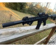 MAYO GANG MGC4 MK1 FULL METAL M4 AEG W/ ETU AIRSOFT RIFLE W/ KJW HI-CAPA - Image 2