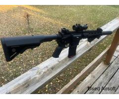 MAYO GANG MGC4 MK1 FULL METAL M4 AEG W/ ETU AIRSOFT RIFLE W/ KJW HI-CAPA - Image 3