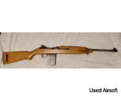 King Arms USM1 GBBR CO2 semi-automatic blowback rifle with metal and wood "antique" patina