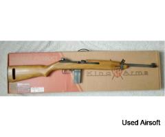 King Arms USM1 GBBR CO2 semi-automatic blowback rifle with metal and wood "antique" patina - Image 2
