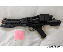 S&T Full Metal Sterling Airsoft Stormtrooper Blaster With Heat Sink And Scope - Image 4