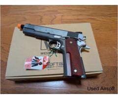 Western Arms Snake Match 1911 Pistol Delta Version Airsoft Metal Gear Solid 3