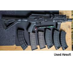 Cyma CM076 with upgrades & accessories
