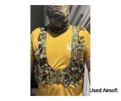 Novritsch ghillie/ sniper vest, and shoulder piece gillie - Image 3