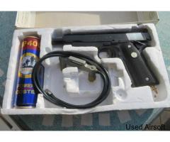 AIR SOFT RARE COLLETOR 1ST MODEL WITH MOBILE CYLINDER HEAD GOLD CUP MK4 SERIES 80