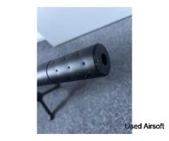 CYMA CM072 - MK12 SPR Mod.1 with Full Stock in Blue and Black - Image 3