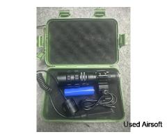 Light with pressure swtuch