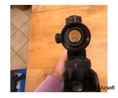 MP5 A5 High Cycle AEG Rifle - Tokyo Marui - 5 magazines and accessories (Red dot / silencer) - Image 3