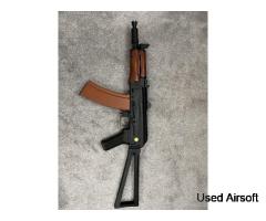 Jg ak74u electric blow back rifle