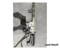 Krytac Alpha CRB-M Electric Airsoft Rifle Foliage Green, Adjustable Stock, Mag