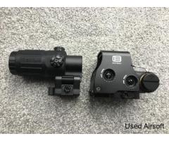 Airsoft Replica - Eotech 558 EXPS3 with G33 3x Magnifier - new/unused - Image 2