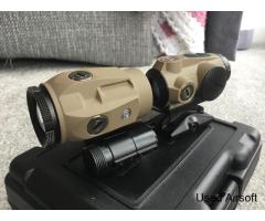 Airsoft Replica - SIG Romeo5 GenII with Juliet3 3x Magnifier - FDE/Tan - new/unused - Image 4