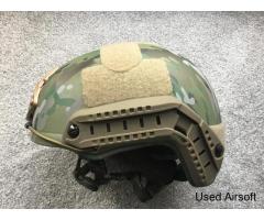 Level 3A Ballistic Helmet - Medium/Large - Maritime Style with replica Ops core shroud - new/unused