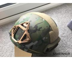 Level 3A Ballistic Helmet - Medium/Large - Maritime Style with replica Ops core shroud - new/unused - Image 2