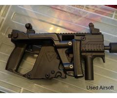 KWA KRISS Vector Gas Blowback Airsoft SMG W/case + 7 Extended Mags, 3 Brand New - Image 3