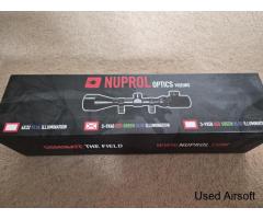 Nuprol 3-9x40 RGB Illuminated Rifle Scope