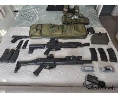 Airsoft kit.