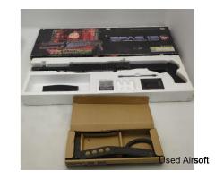 Tokyo Maru SPAS-12 airsoft shotgun equipped with its original folding metal stock and hook