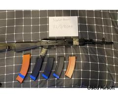 CYMA AK-74 + 7.4v Nimh battery & charger + 5 mid-cap mags - Image 2