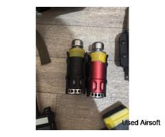 Multi shot blank fire grenades