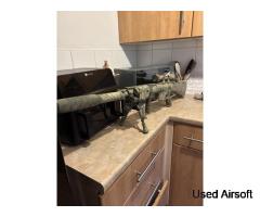 Airsoft custom DMR A&K polymer body