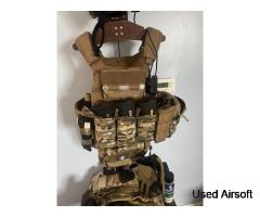 Warrior assault system custom plate carrier load out