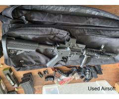 King Arms M4 RIS CQB plus extras - Image 2