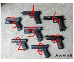 Steel pistols collection on sale